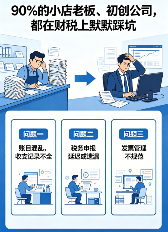 记账报税全套避坑手册，少花上万冤枉钱